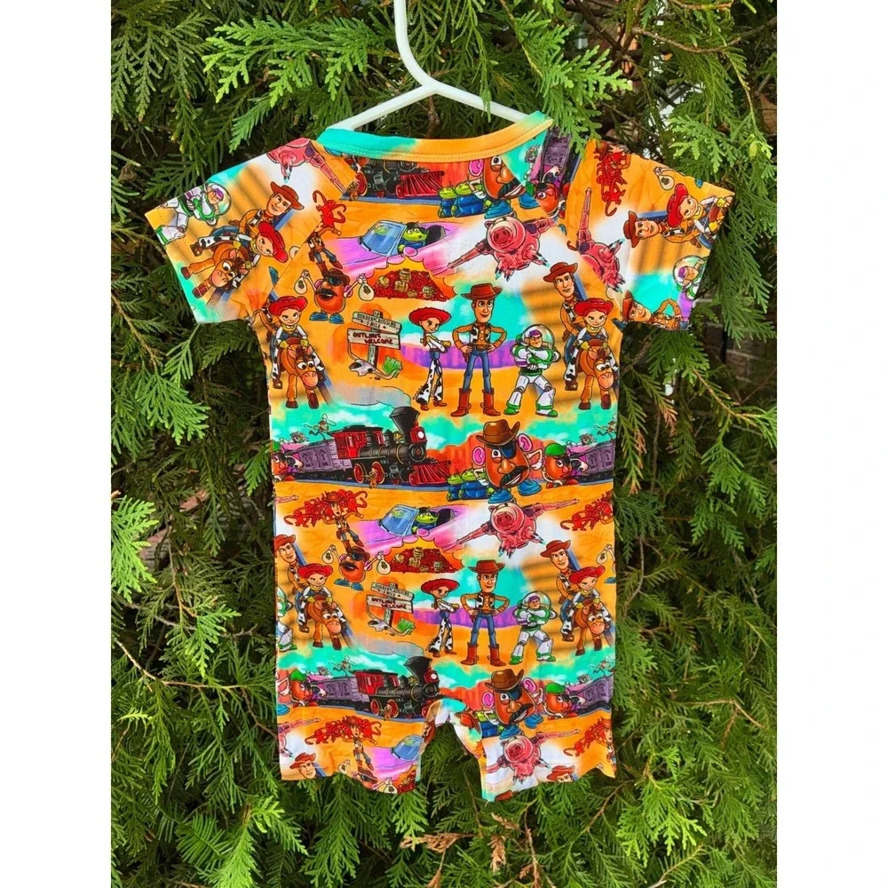 Serial Bamboo Railroad Friends 12/18M Shortie NWT